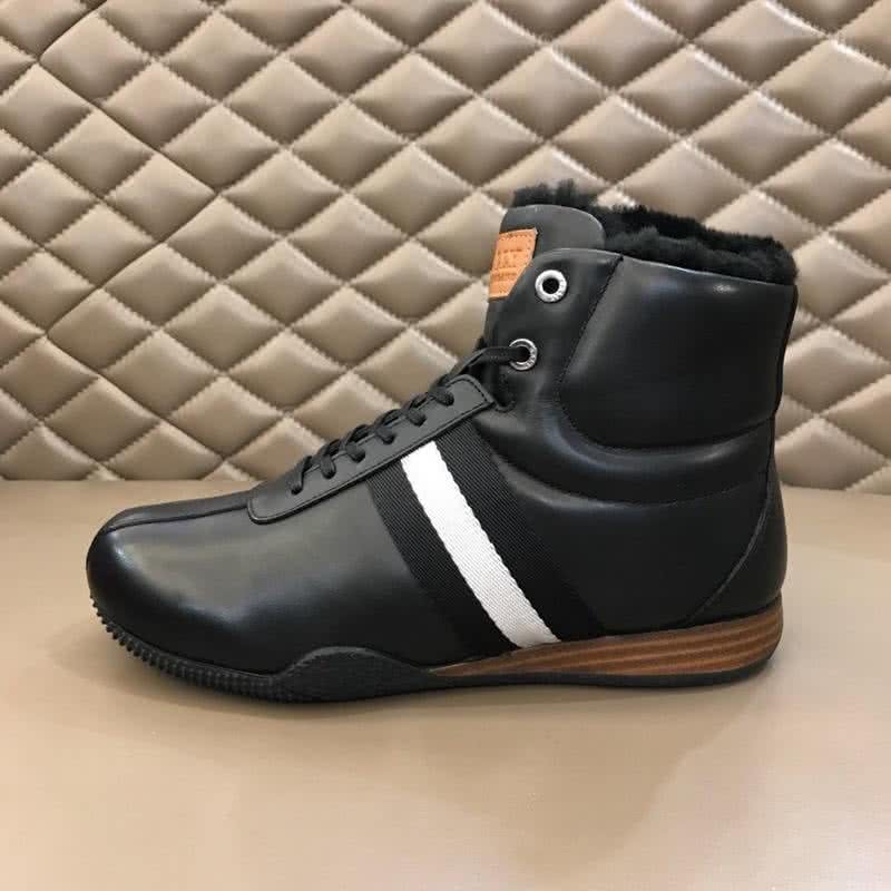 Bally Fashion Leather Shoes Cowhide White And Black Men 7