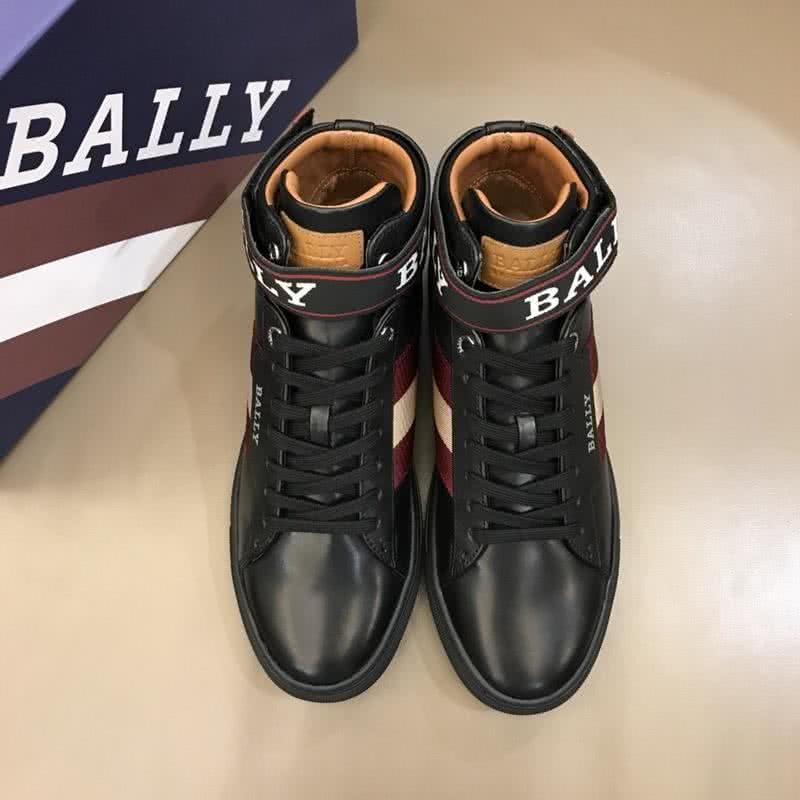 Bally Fashion Leather Shoes Cowhide Black Men 2