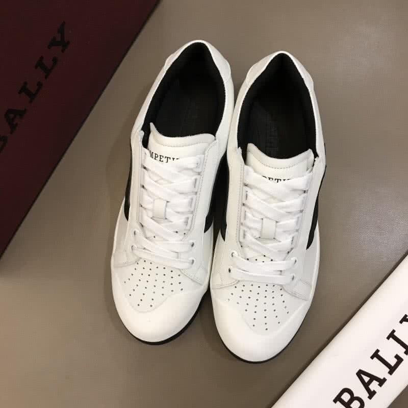 Bally Fashion Leather Sports Shoes Cowhide White Men 3