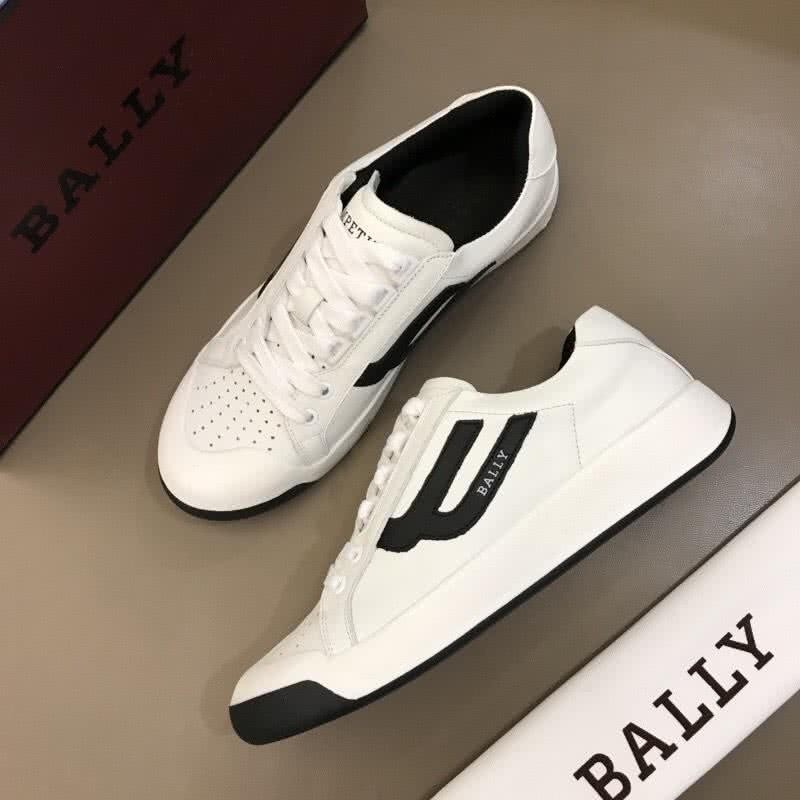 Bally Fashion Leather Sports Shoes Cowhide White Men 1