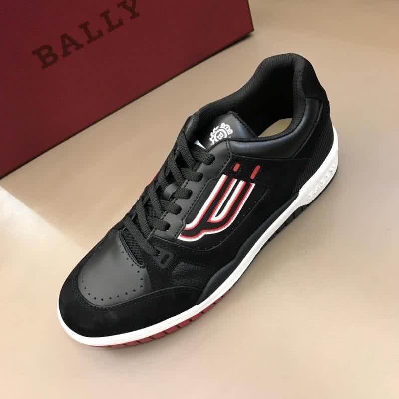 Bally Fashion Leather Sports Shoes Cowhide Black Women/Men 6