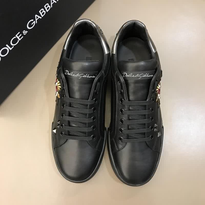 Dolce & Gabbana Embroidery All Black Men And Women 8