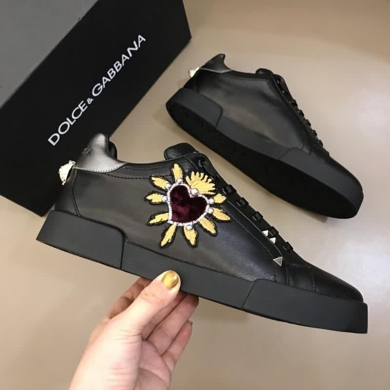 Dolce & Gabbana Embroidery All Black Men And Women 2