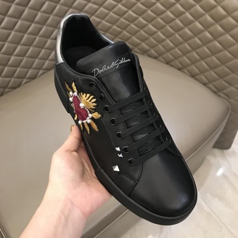 Dolce & Gabbana Embroidery All Black Men And Women 5