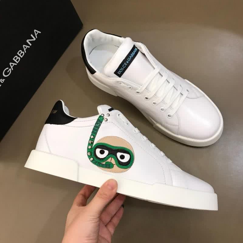 Dolce & Gabbana Sneakers Painting White Men And Women 4
