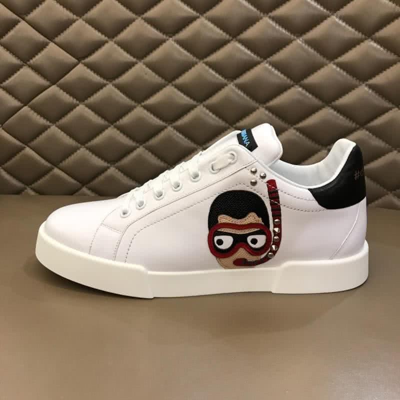 Dolce & Gabbana Sneakers Painting White Men And Women 5