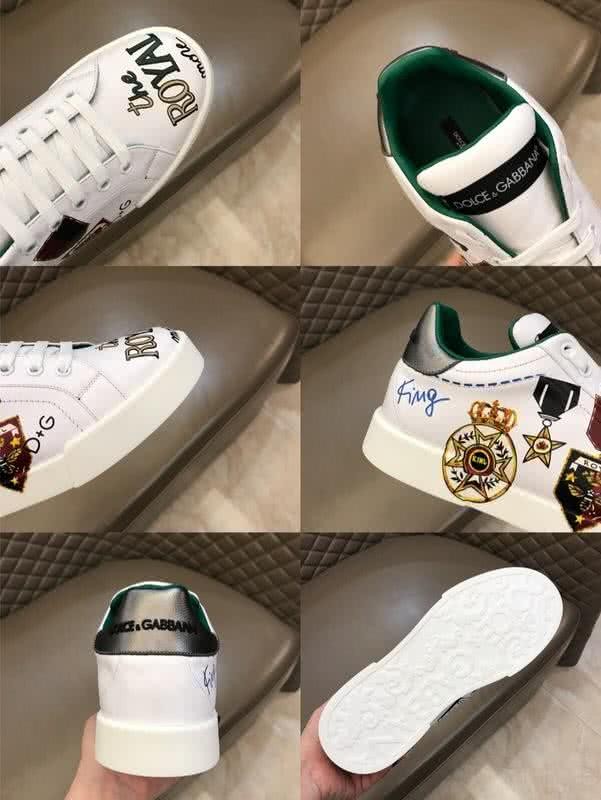 Dolce & Gabbana Sneakers Crown Graffiti White Men And Women 9