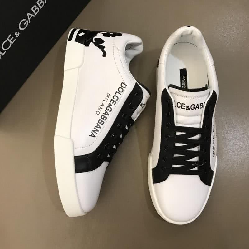 Dolce&Gabbana Sneakers White Black Men And Women 3