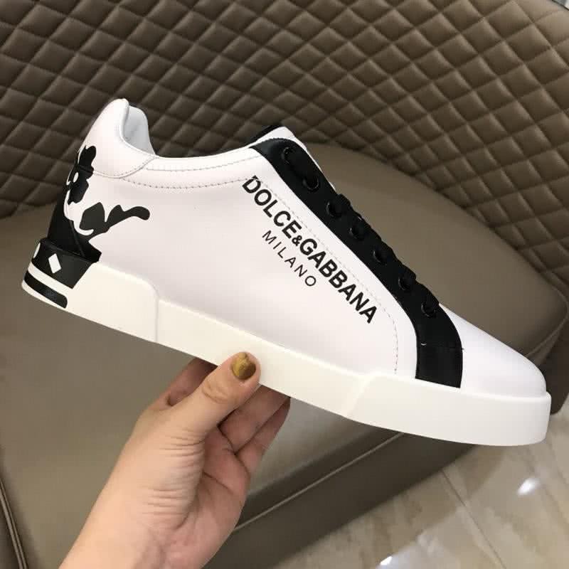 Dolce&Gabbana Sneakers White Black Men And Women 6
