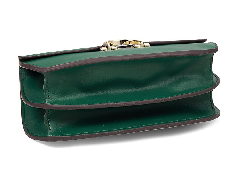 Hermes Stirrup Shoulder Bag Green 5