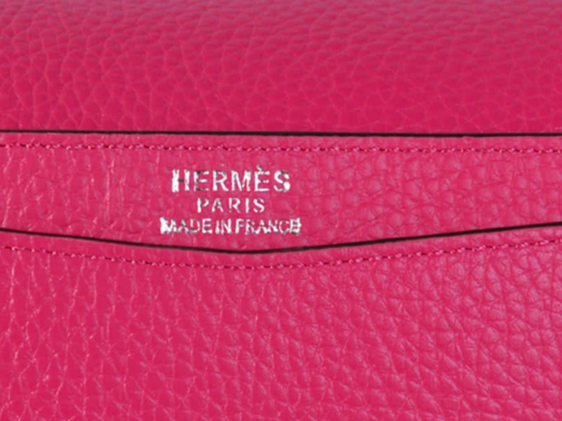 Hermes Pilot Envelope Clutch Hot Pink With Silver Hardware 10