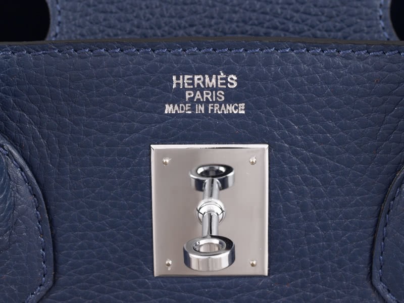 Hermes Birkin 35cm Togo Clemence Bleu Nuit 9