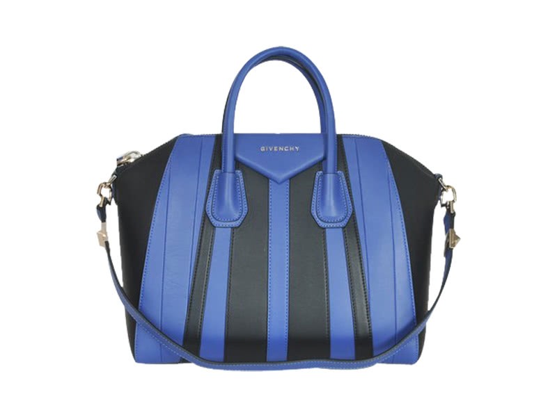 Givenchy Large Antigona Bag Bi-Color Blue Black 1
