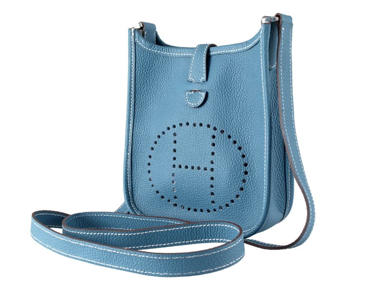 Hermes Evelyne Bag Pm Blue 2