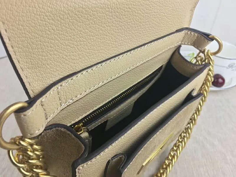 Givenchy Small gv3 Bag In Grained Leather And Suede Beige 6
