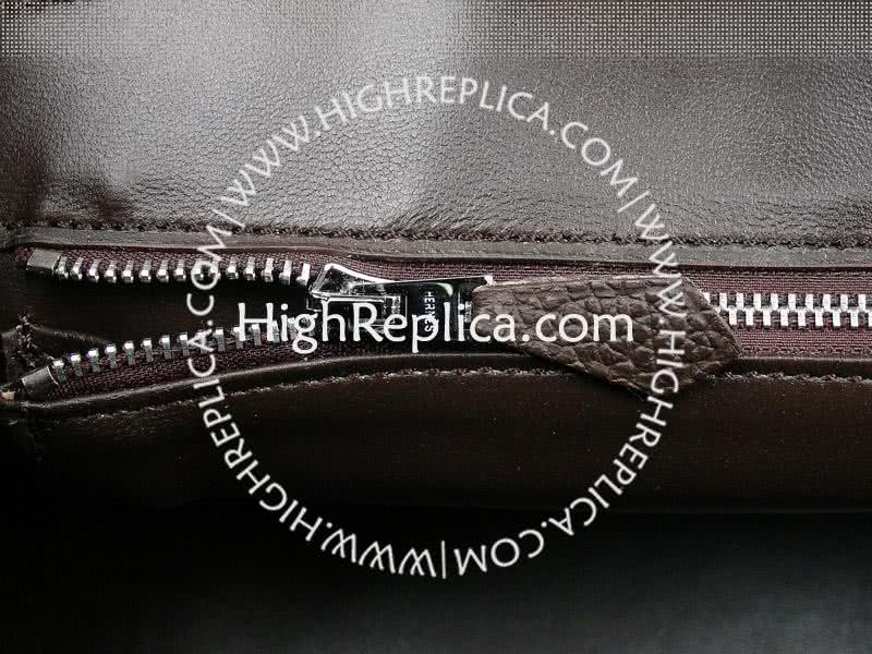 Hermes Birkin 35 Cm Toile And Togo Leather Black 11