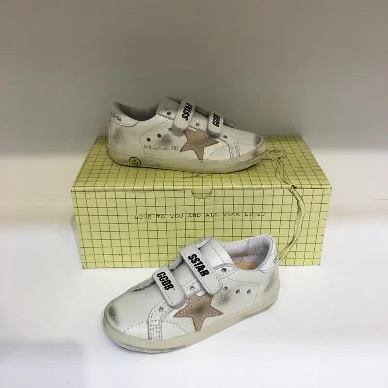 Golden Goose∕GGDB Kids Superstar Sneaker Antique style White 3