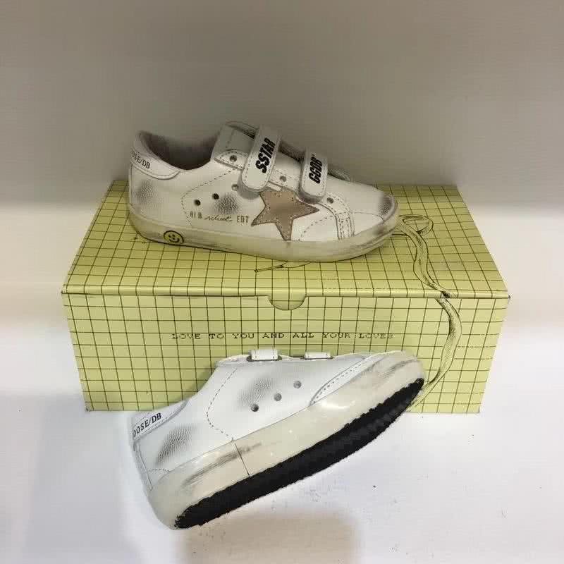 Golden Goose∕GGDB Kids Superstar Sneaker Antique style White 4