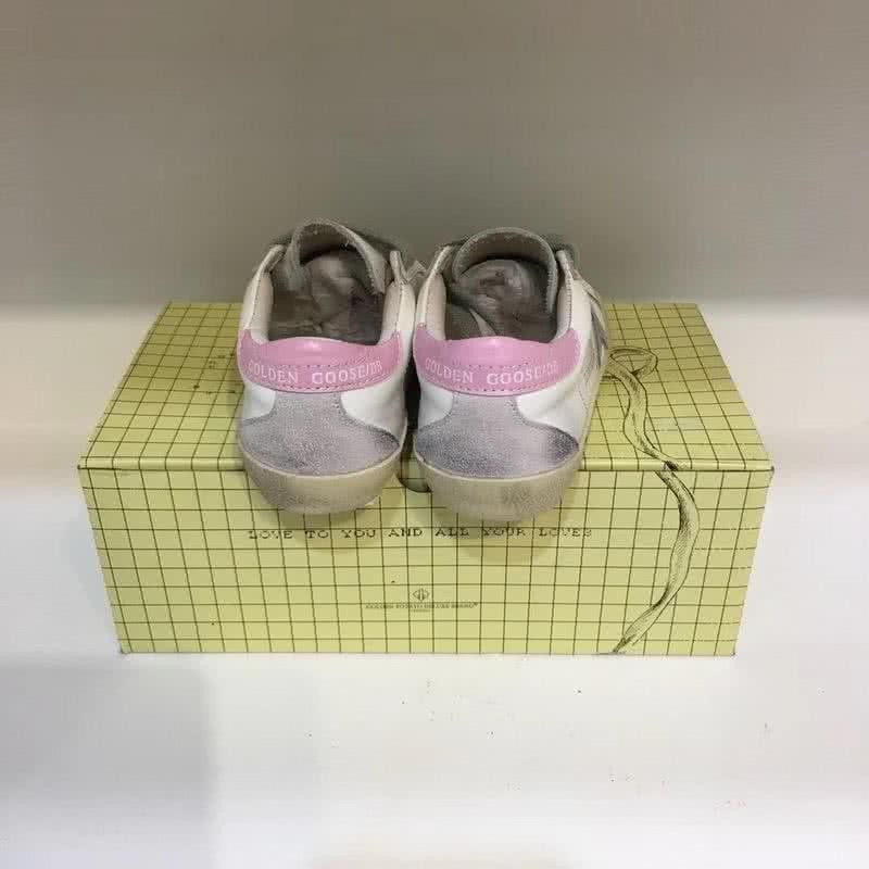 Golden Goose∕GGDB Kids Superstar Sneaker Antique style White and Pink 4