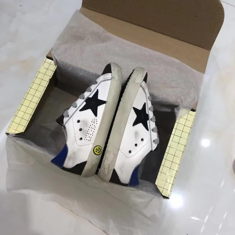 Golden Goose∕GGDB Kids Superstar Sneaker Antique style White and Black star 3