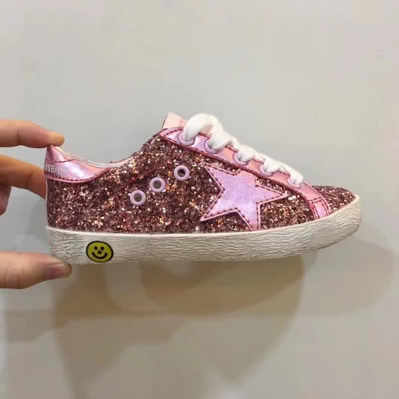Golden Goose∕GGDB Kids Superstar Sneaker Antique style Pink paillette 2