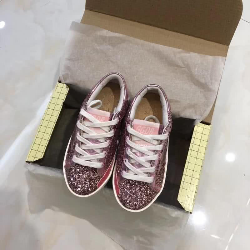 Golden Goose∕GGDB Kids Superstar Sneaker Antique style Pink paillette 1