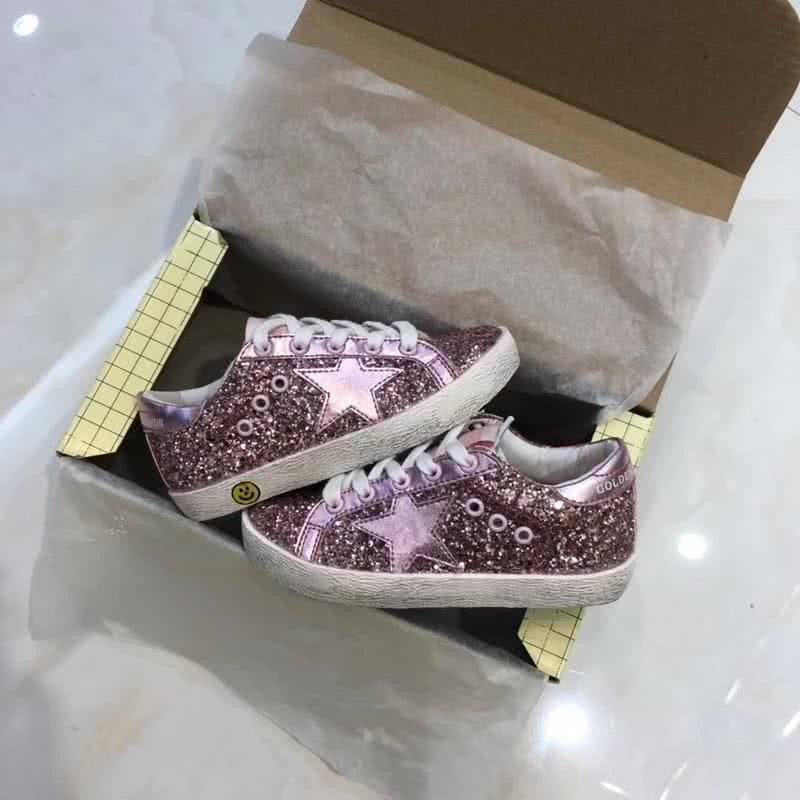 Golden Goose∕GGDB Kids Superstar Sneaker Antique style Pink paillette 3