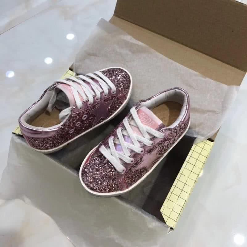 Golden Goose∕GGDB Kids Superstar Sneaker Antique style Pink paillette 6
