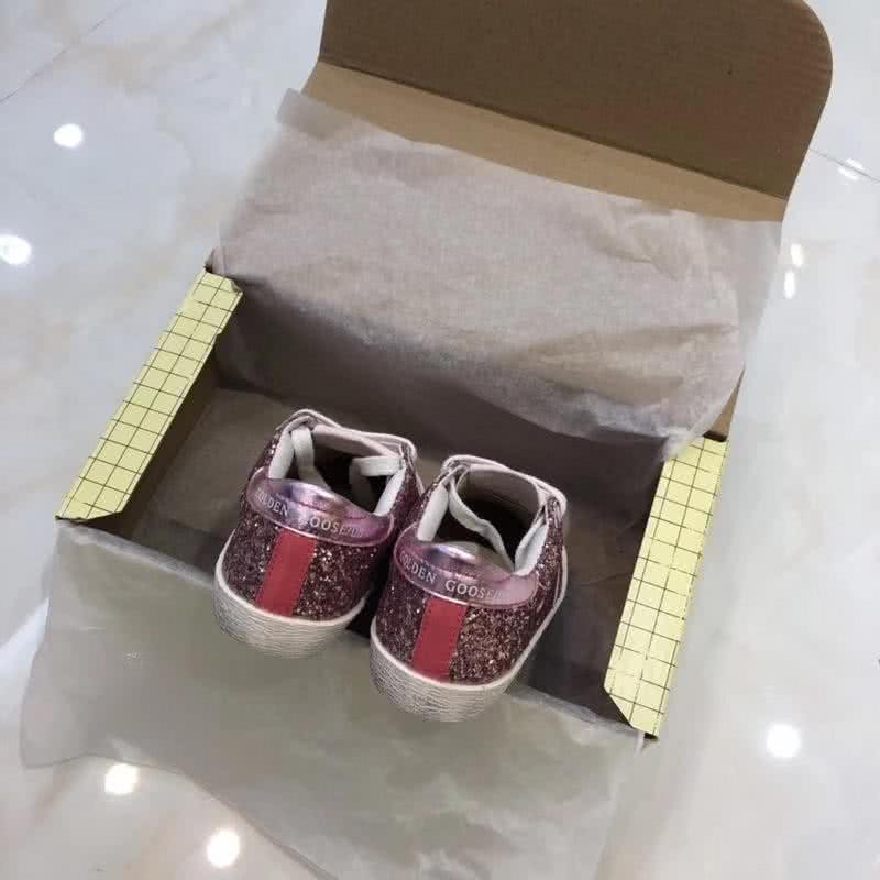 Golden Goose∕GGDB Kids Superstar Sneaker Antique style Pink paillette 5
