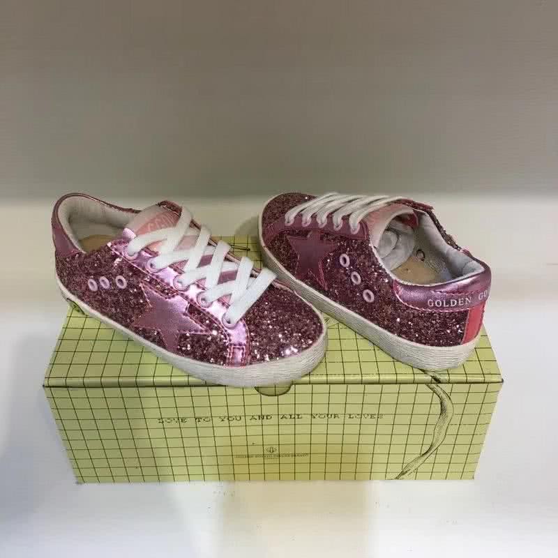 Golden Goose∕GGDB Kids Superstar Sneaker Antique style Pink paillette 8