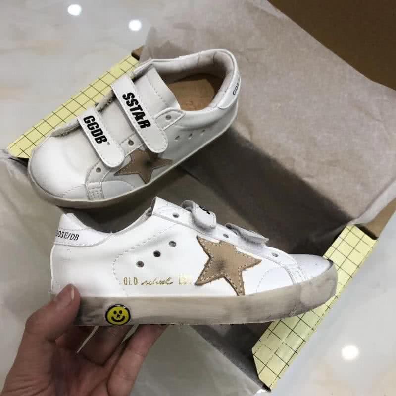 Golden Goose∕GGDB Kids Superstar Sneaker Antique style White 5