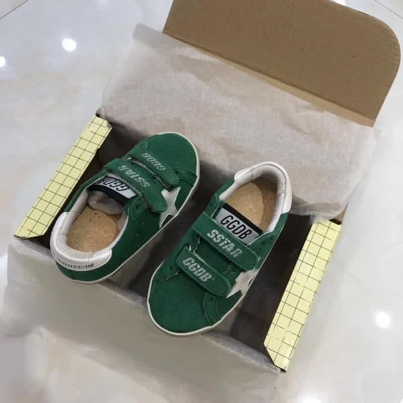 Golden Goose∕GGDB Kids Superstar Sneaker Antique style Green 4