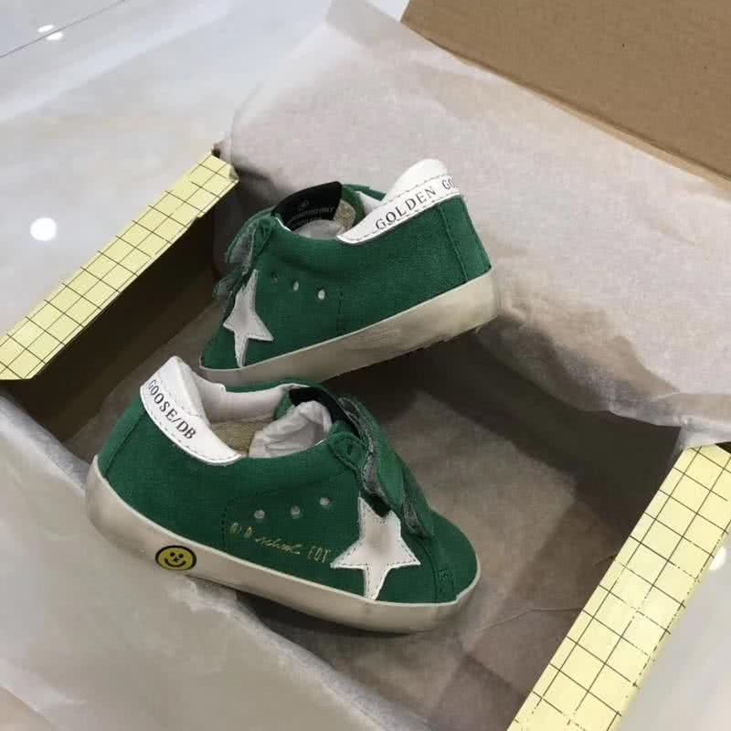 Golden Goose∕GGDB Kids Superstar Sneaker Antique style Green 6