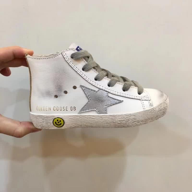 Golden Goose∕GGDB Kids Francy Sneaker Antique style White 2