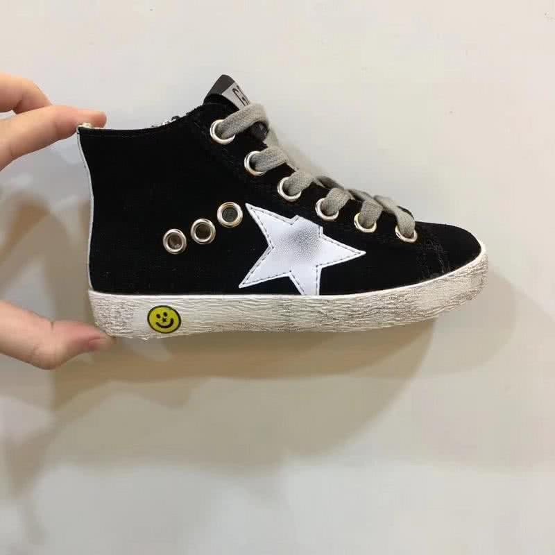 Golden Goose∕GGDB Kids Francy Sneaker Antique style Black 1