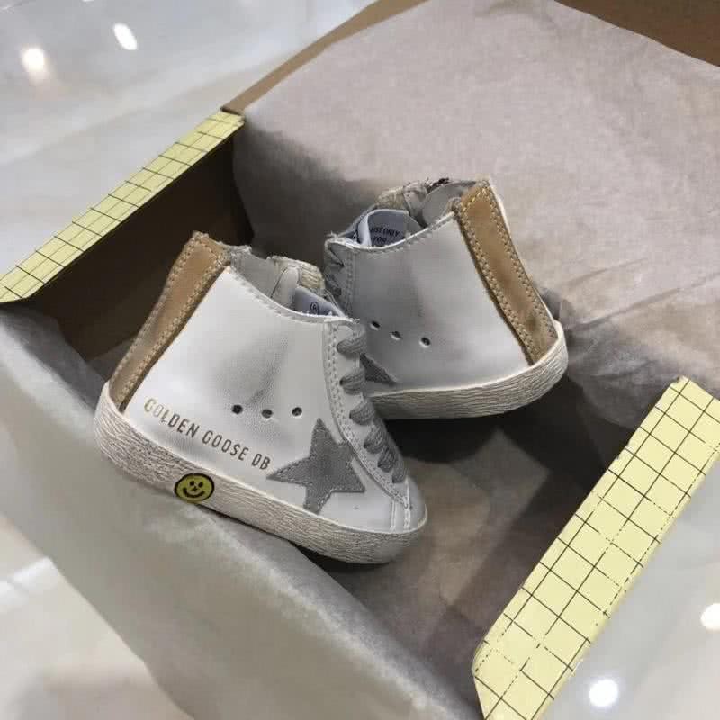 Golden Goose∕GGDB Kids Francy Sneaker Antique style White 6