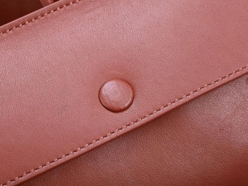 Celine Tie Nano Top Handle Bag Leather Brown 13
