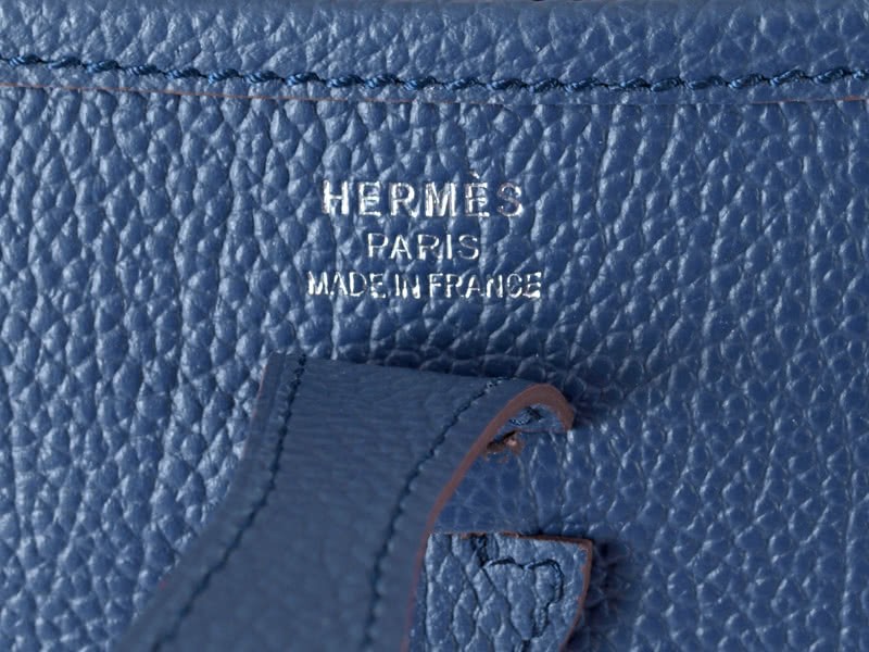 Hermes Evelyne Bag Pm Deep Blue 7