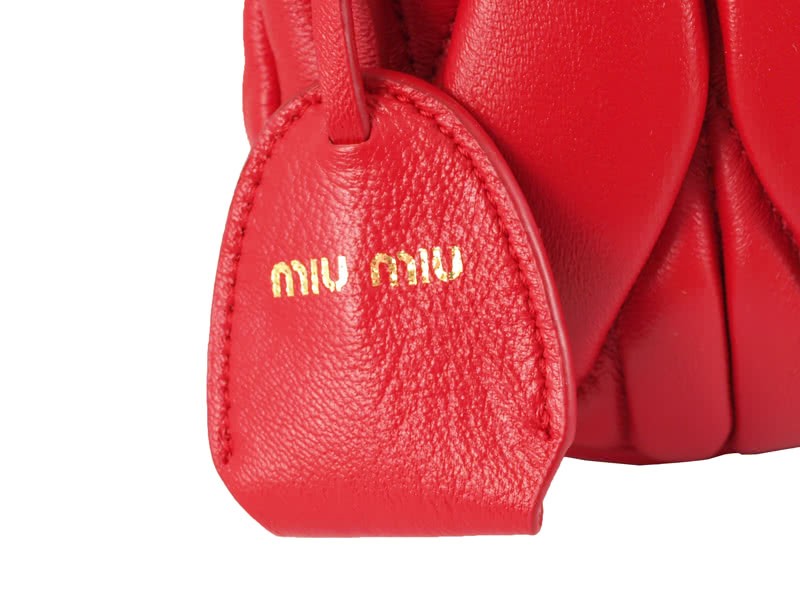 Miu Miu Small Coffer Bag Red 6
