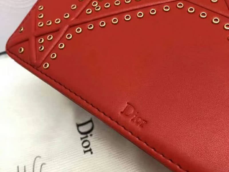 Dior Small Diorama Calfskin Bag Red d0421-12 7