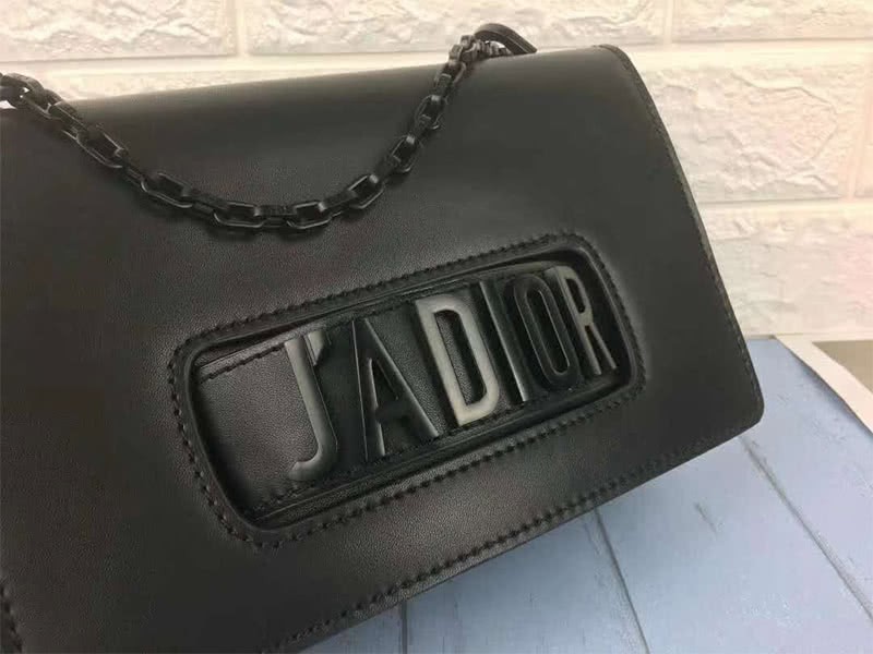 Dior J'Adior Ultra-Matte Calf Leather Bag Black 2
