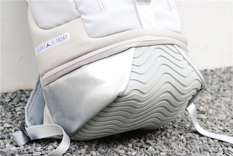 Air Jordan 11 Backpack Silver And White 5
