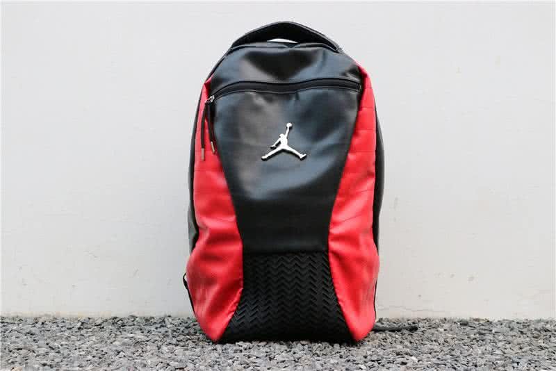 Air Jordan 12 Schoolbag Red And Black Backpack 1