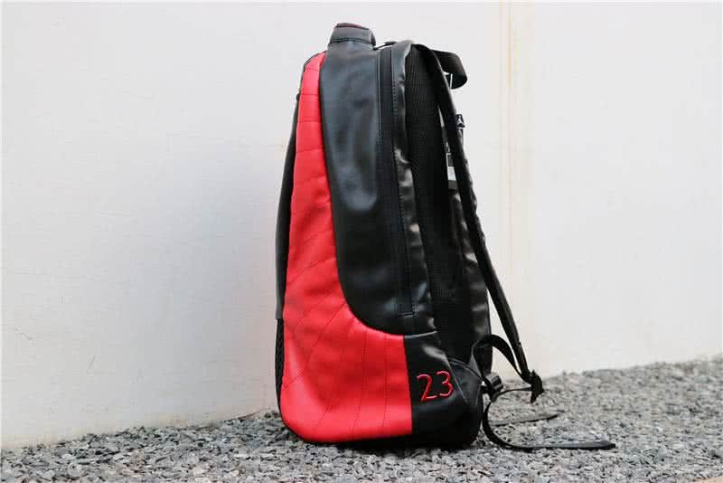 Air Jordan 12 Schoolbag Red And Black Backpack 2