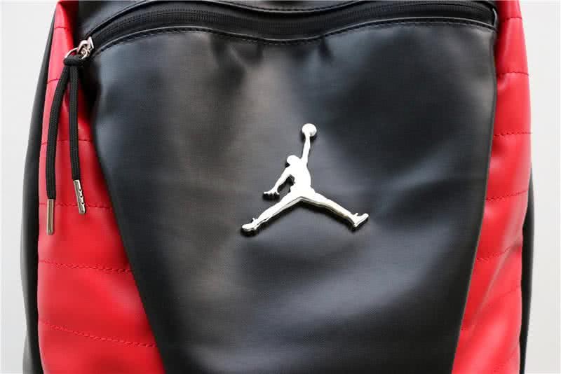 Air Jordan 12 Schoolbag Red And Black Backpack 4
