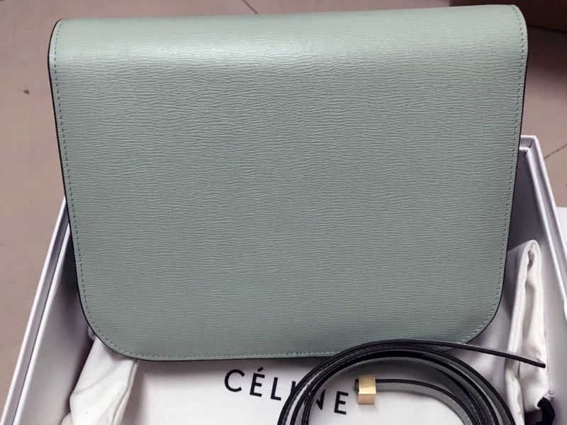 Celine Medium Classic Bag In Box Calfskin Mint Green 4