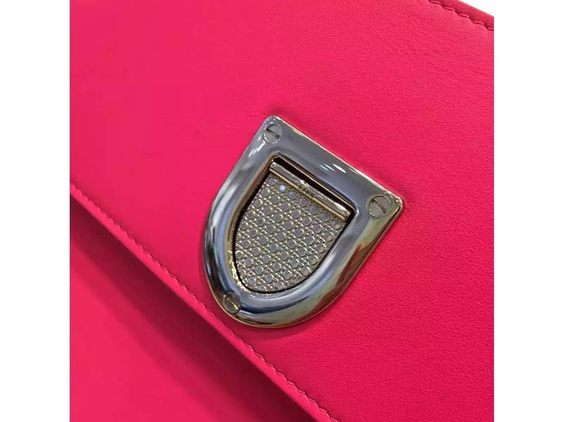 Dior Diorever Bag Noisette Prestige Calfskin Hot Pink 8