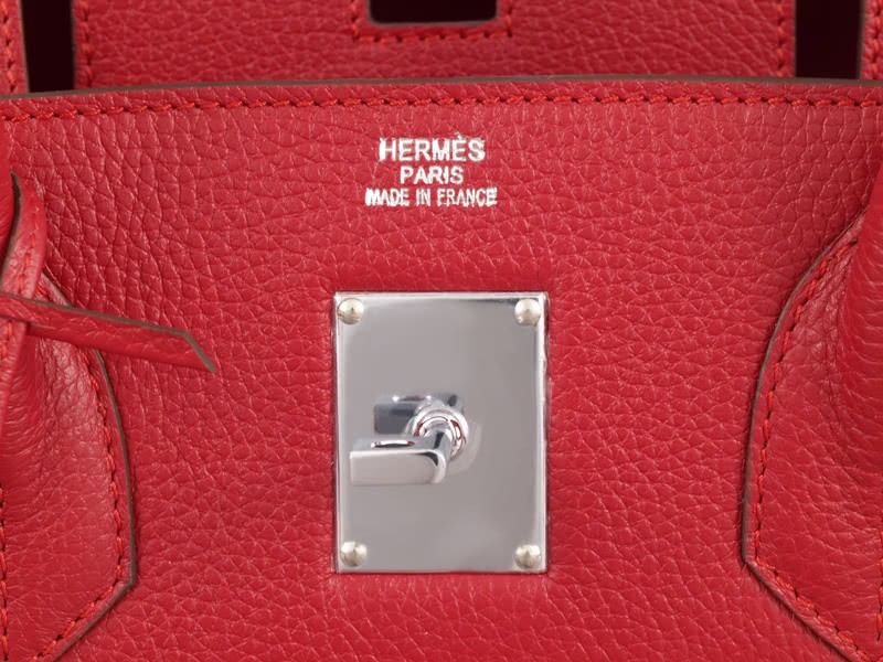 Hermes Birkin Jpg 42cm Togo Leather Rouge Vif 9