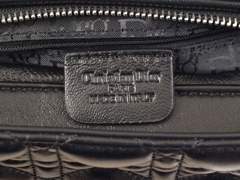 Dior Large Lambskin Bag Black 10