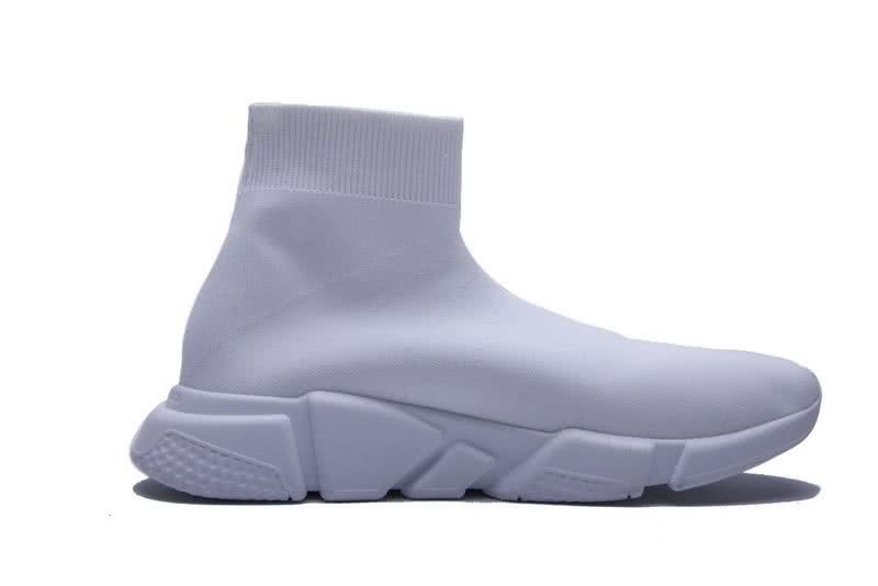 Mens Balenciaga Speed Trainers All White Sneakers Sale 1